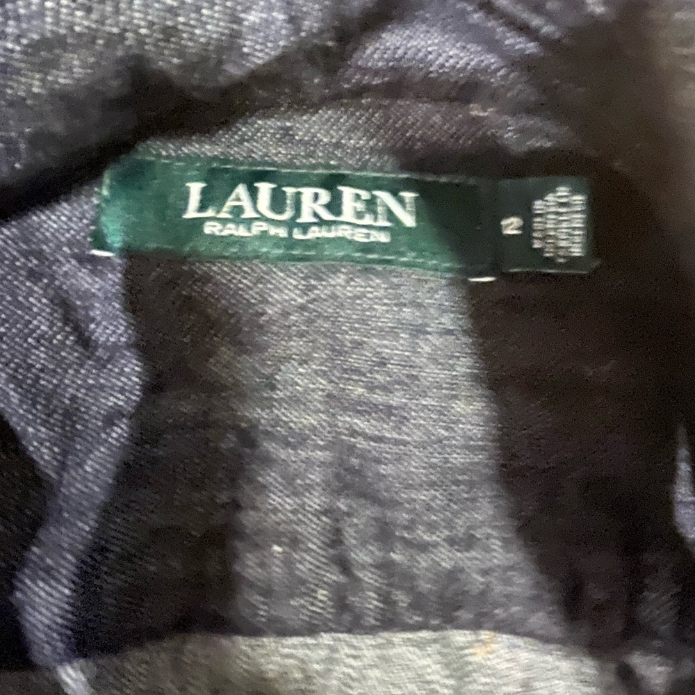 Ralph Lauren Denim Shirt Dress - Picture 11 of 12